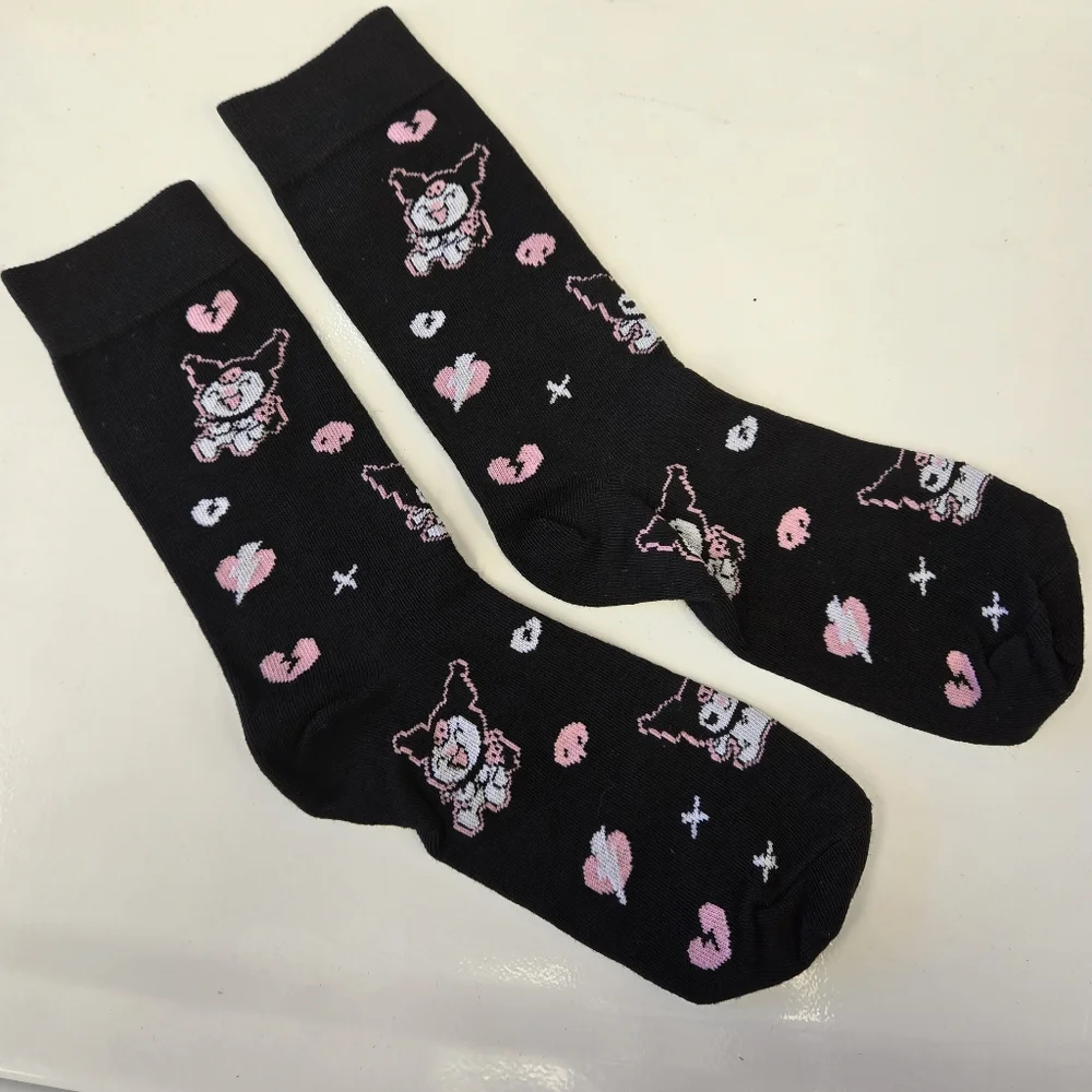 🍒🍒 Kuromi Crew Socks